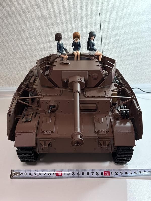 完成品☆アシェット　Ⅳ号戦車H型（D型改）をつくる　ガールズ＆パンツァー
