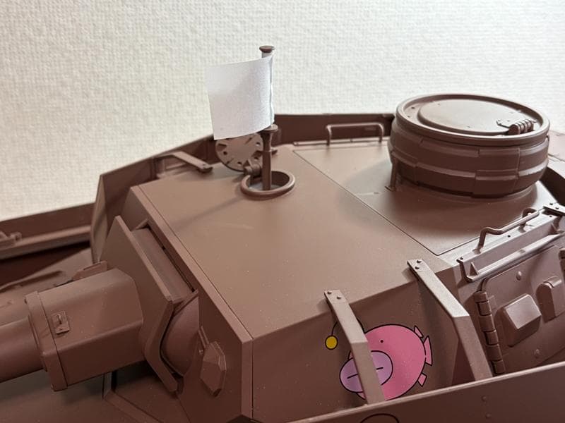 完成品☆アシェット　Ⅳ号戦車H型（D型改）をつくる　ガールズ＆パンツァー