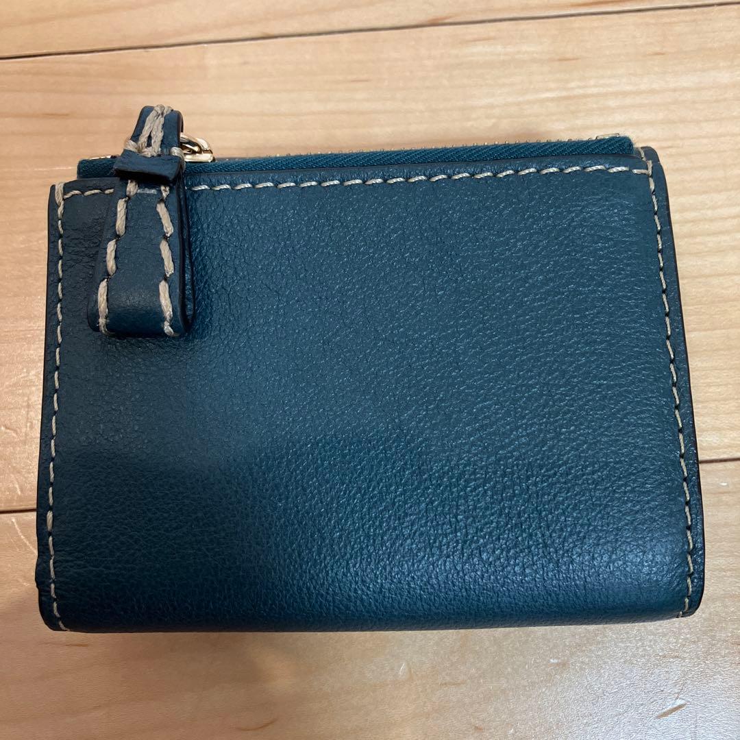 新品　クロエ　Chloe三つ折り財布　グリーン