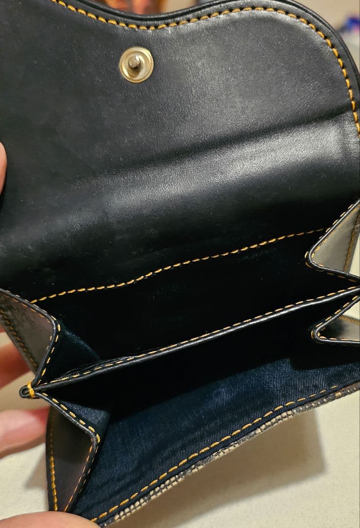 Dior　ディオール　トロッター柄　3つ折り 財布