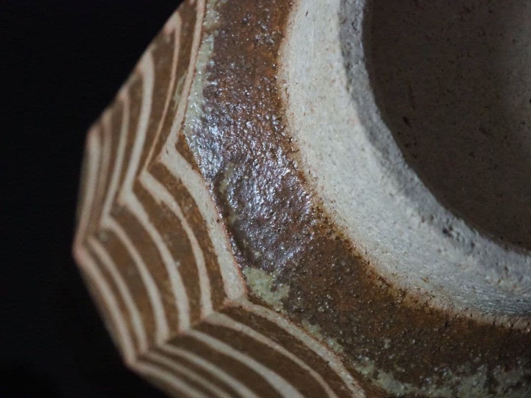 【真作 人気紋様】　ゲルトクナッパー（Gerd Knapper）　波紋様（湯呑）