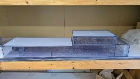 sakana　120用上部フィルター　高さ295mm オールホワイト