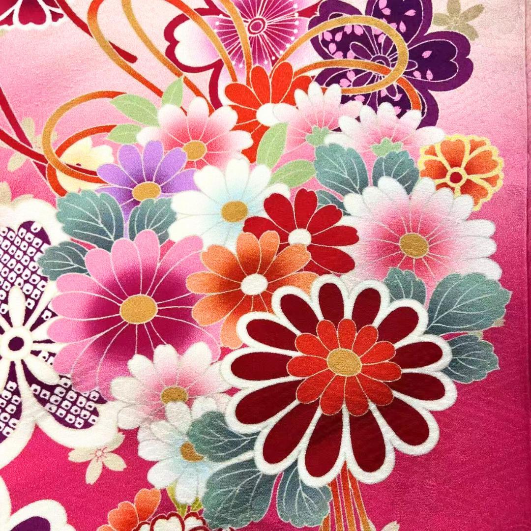 ≪早い者勝ち≫【美品】 振袖セット 成人式 正絹 古典柄 振袖 黄色 S91 ●