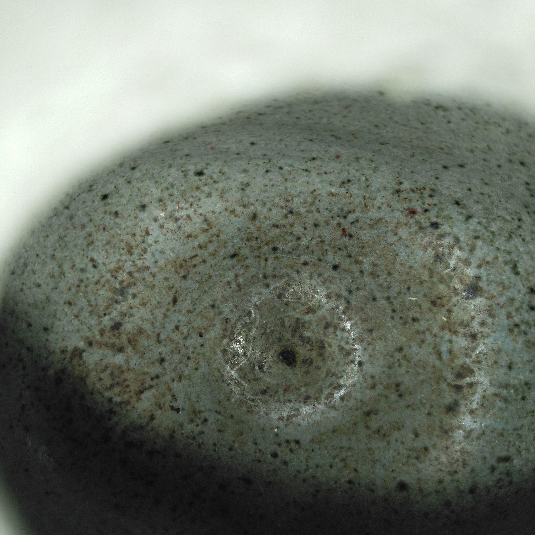 NO406 粉青沙器　魚絵壺　韓国陶器