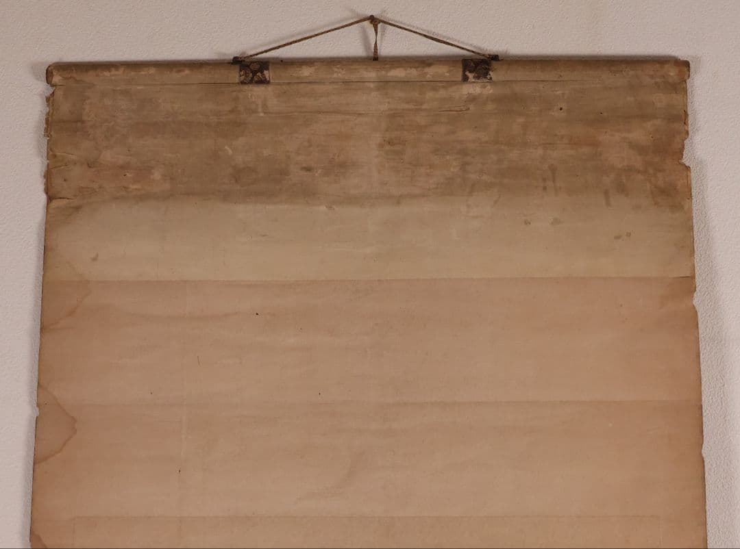 【模写】日本画 前田利家桶狭間凱旋画 清秀謹摸 紙本 掛軸 武者 MB156