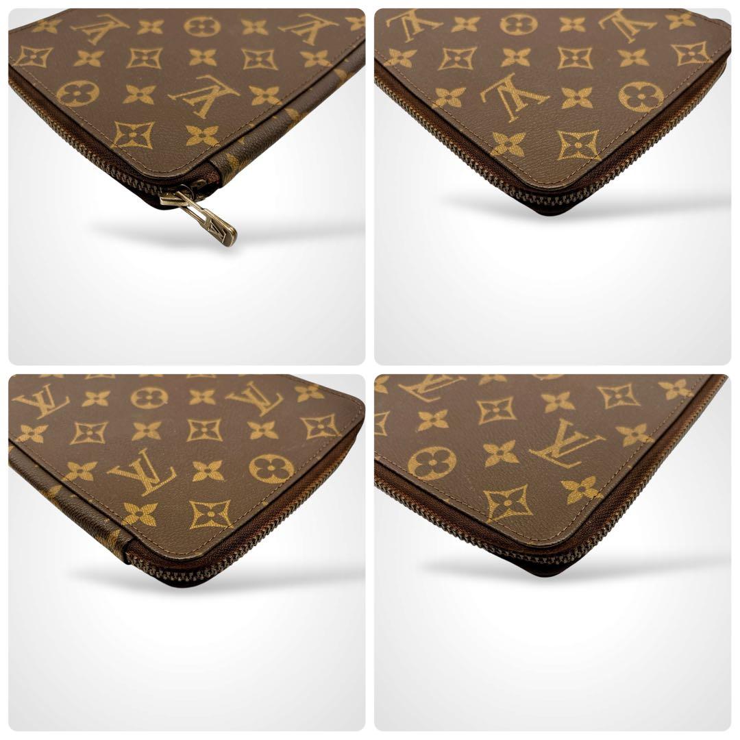 ルイヴィトン モノグラム パスポートケース ラウンドジップ ヴィンテージ 廃盤