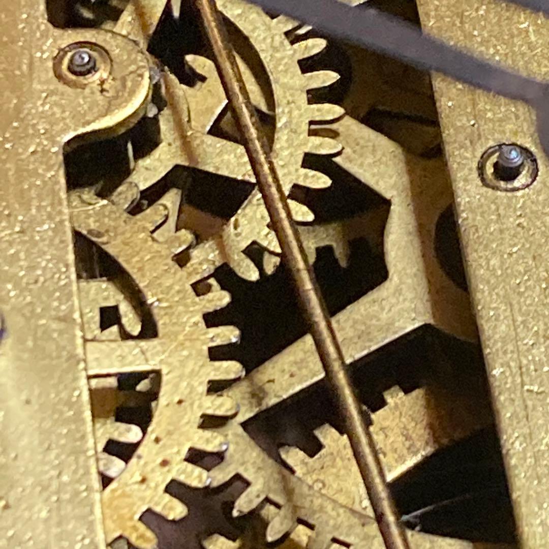 アンソニア　壁掛け　ボンボン時計　明治　振り子