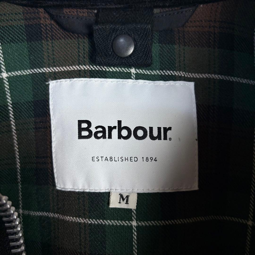 【美品】バブアー☆襟切替ジャケット 裏地チェック ユナイテッドアローズ別注