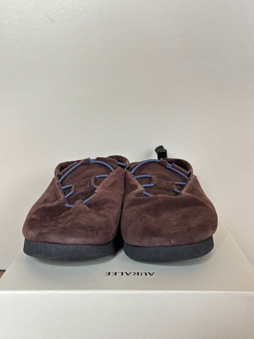 AURALEE スエードコードシューズ