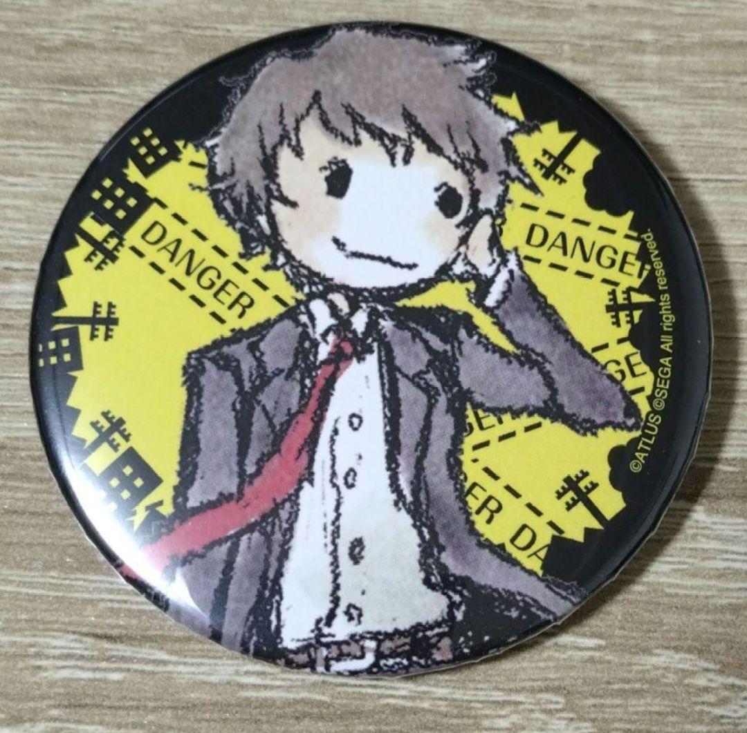 ペルソナ4　グラフアート　缶バッジ　足立透