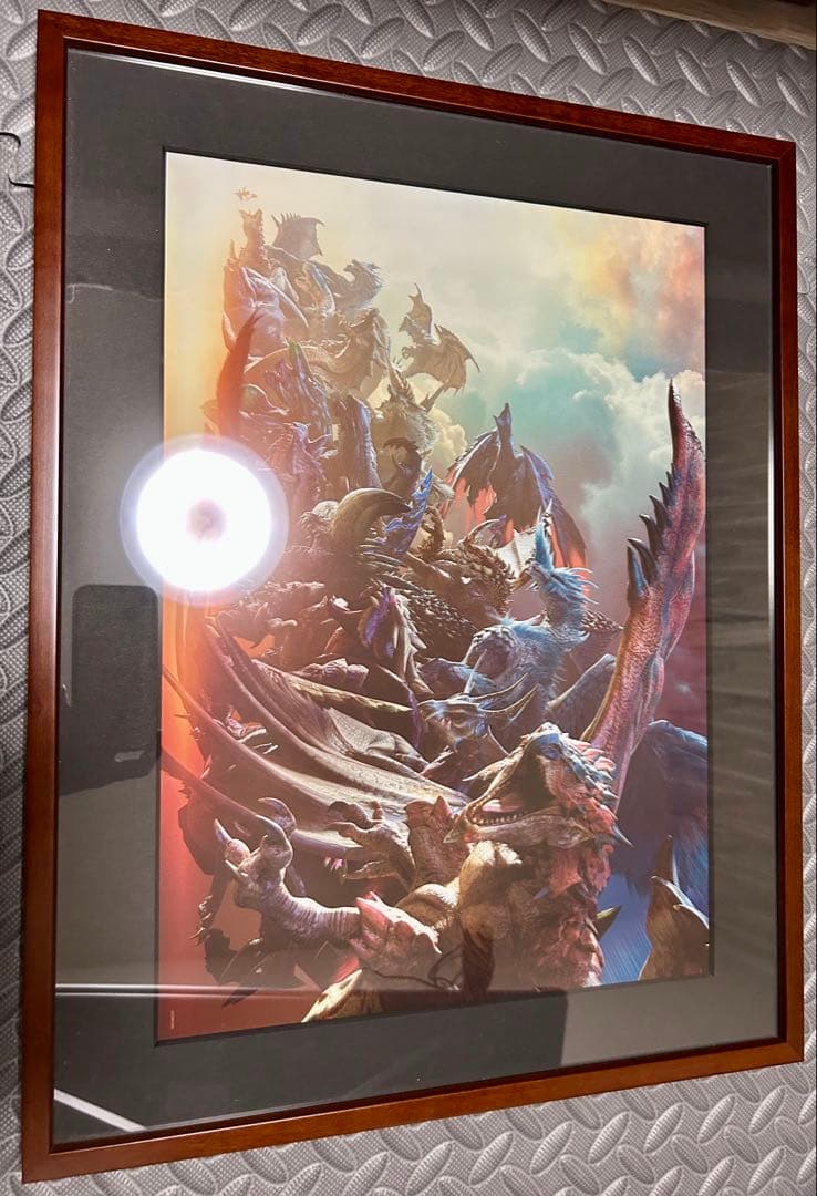 カプコン公式 「モンスターハンター」シリーズ20周年記念 額装アート