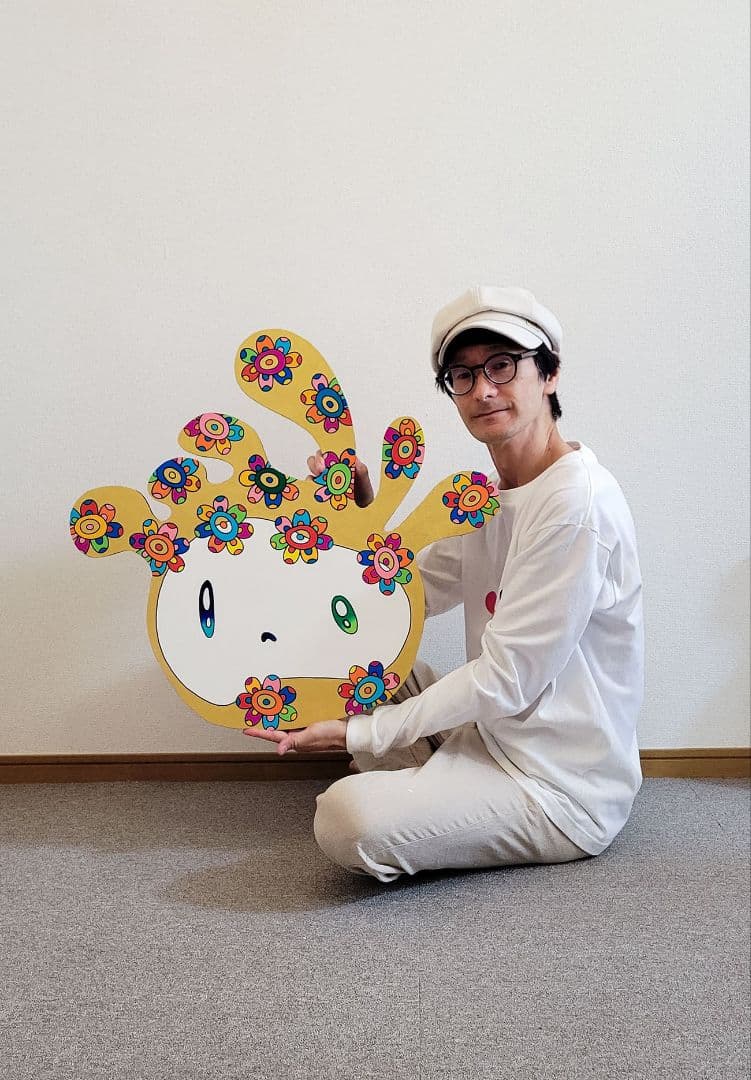 ★鈴木哲也★合板(670×630mm)アクリル原画1点物★送料無料#136