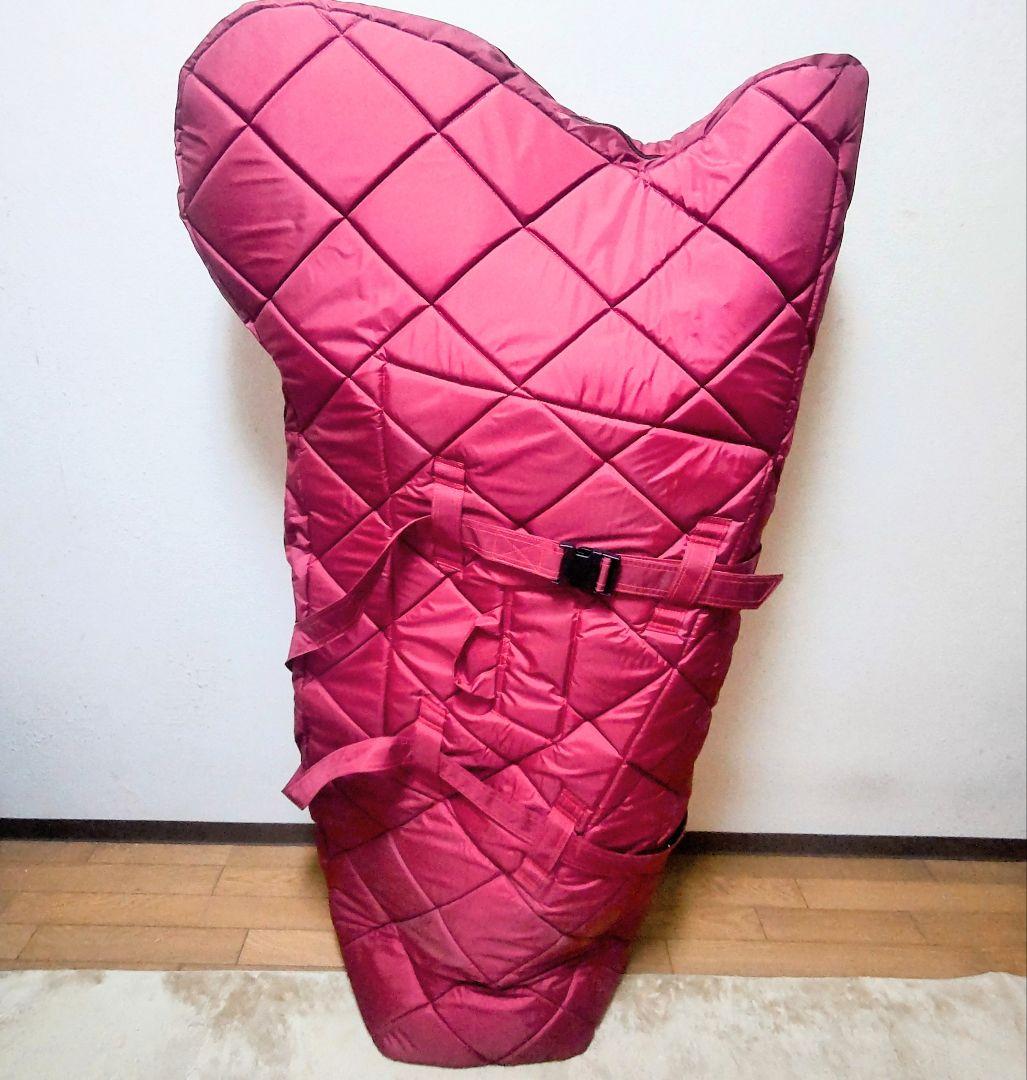 【美品】ハープケース　青山ハープ　ノンペダル140タイプ用　ピンク　キルティング