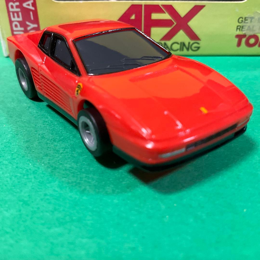 AFX HO トミー TOMY テスタロッサ フェラーリ スロットカー 箱あり
