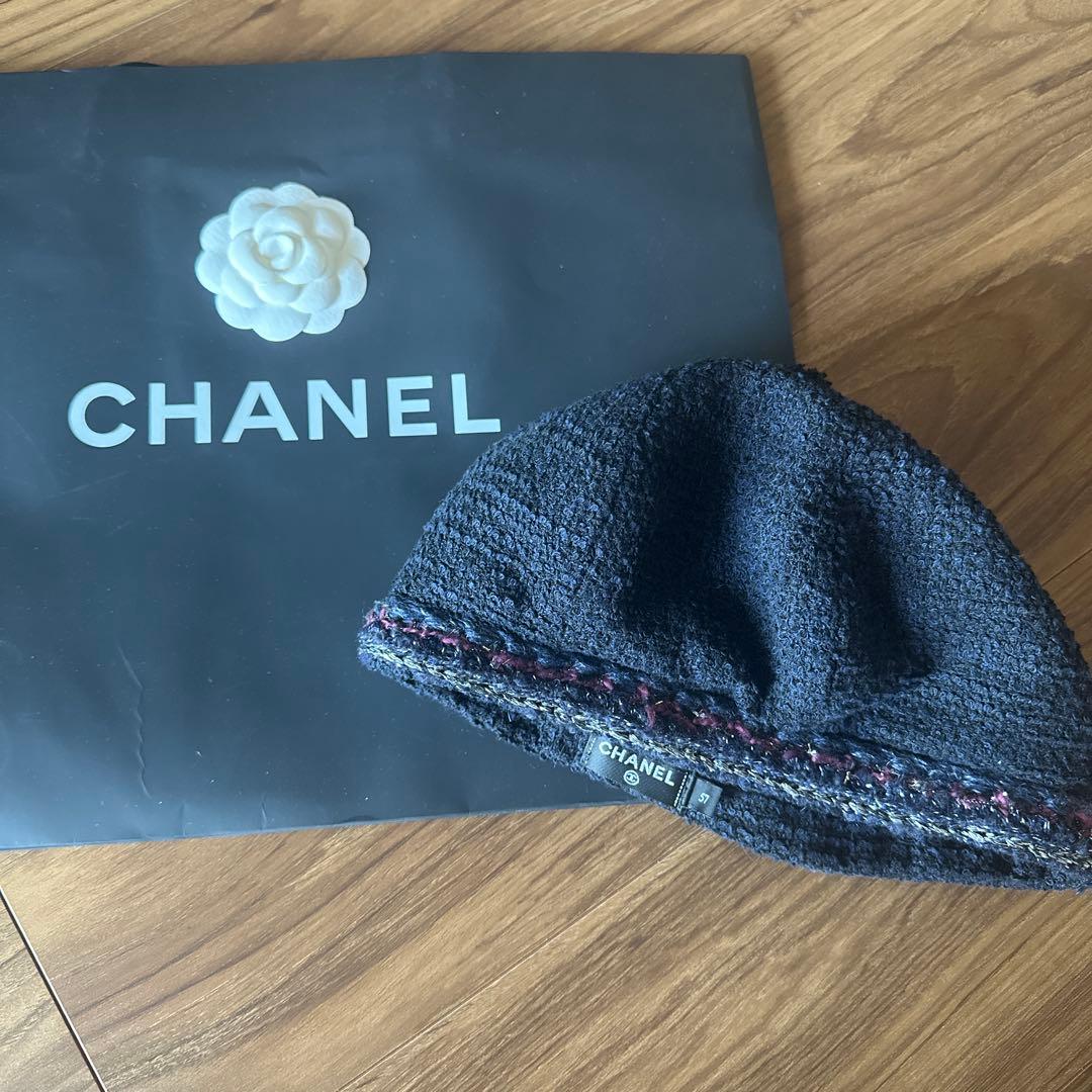 CHANEL ニット帽 サイズ57 シャネル