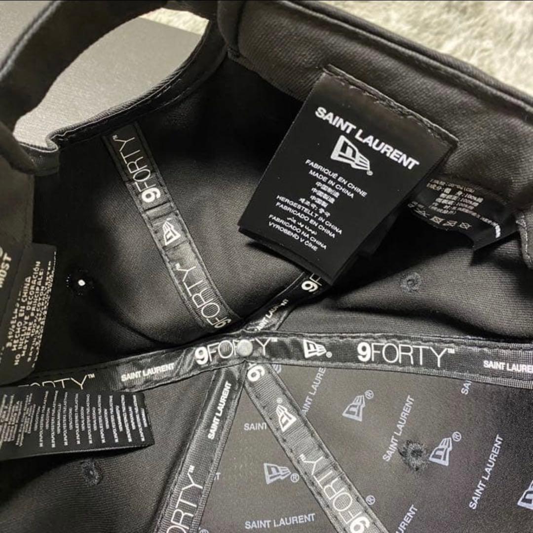 サンローラン ニューエラ コラボ キャップ 帽子 日本未入荷 レア