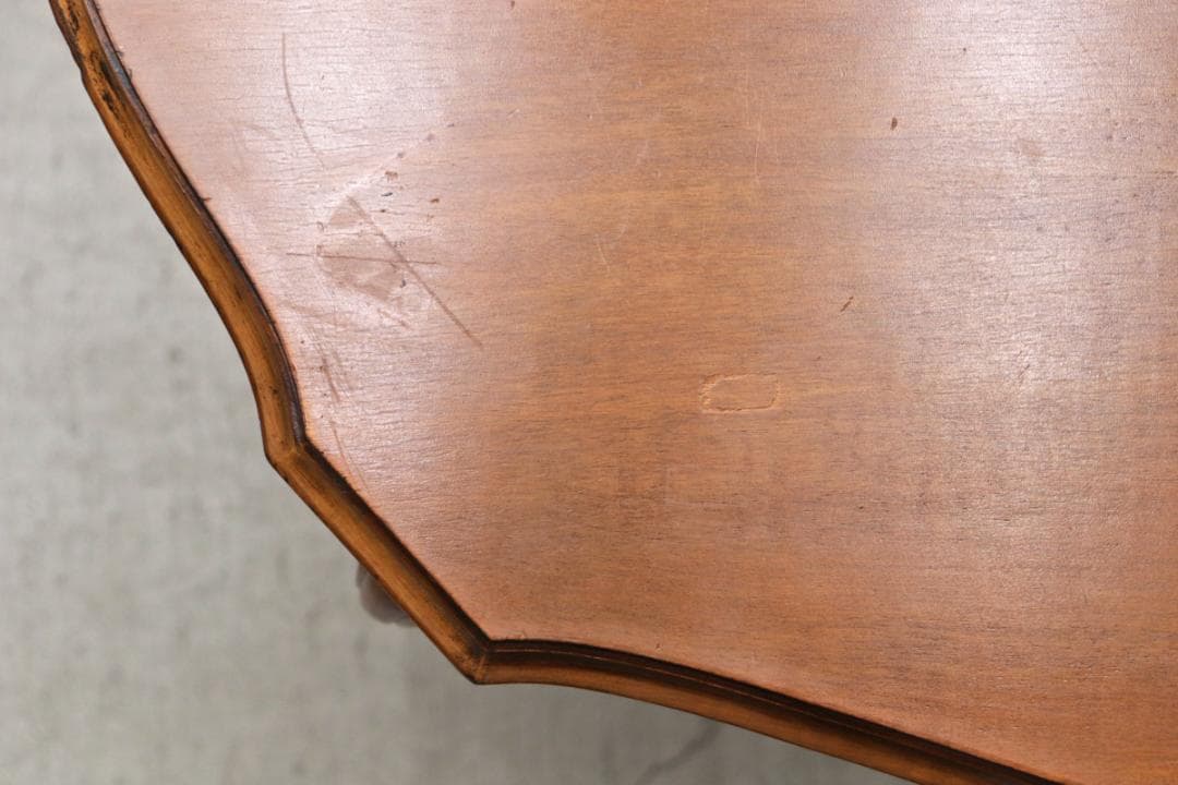 ヴィンテージ クラシカル オーバル センターテーブル サイドテーブル 1 猫脚