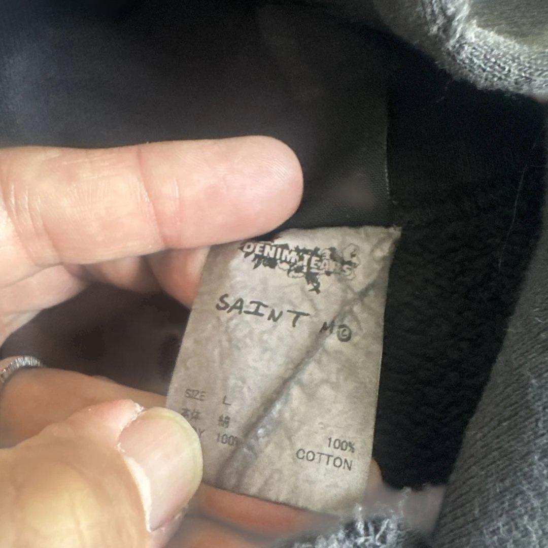 セントマイケル　デニムティアーズ　パーカー　L