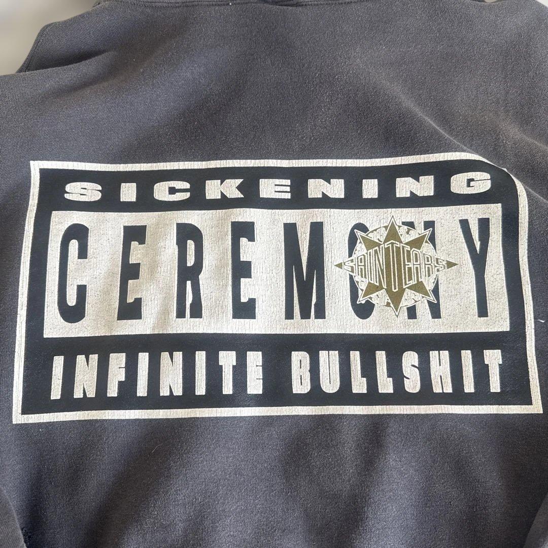 セントマイケル　デニムティアーズ　パーカー　L