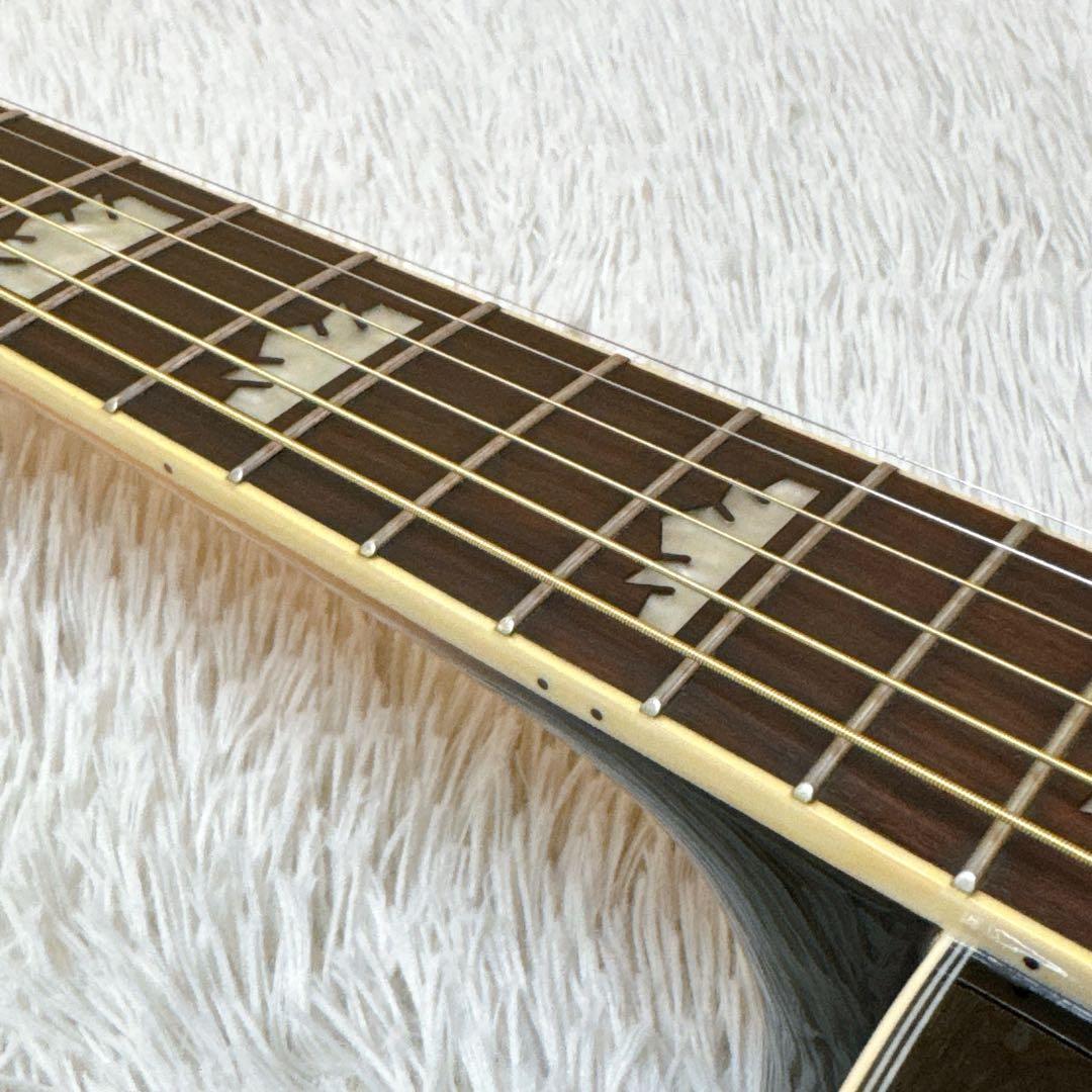 美品！Epiphone EJ-200SCE エレアコ ステレオ出力可 トップ単板