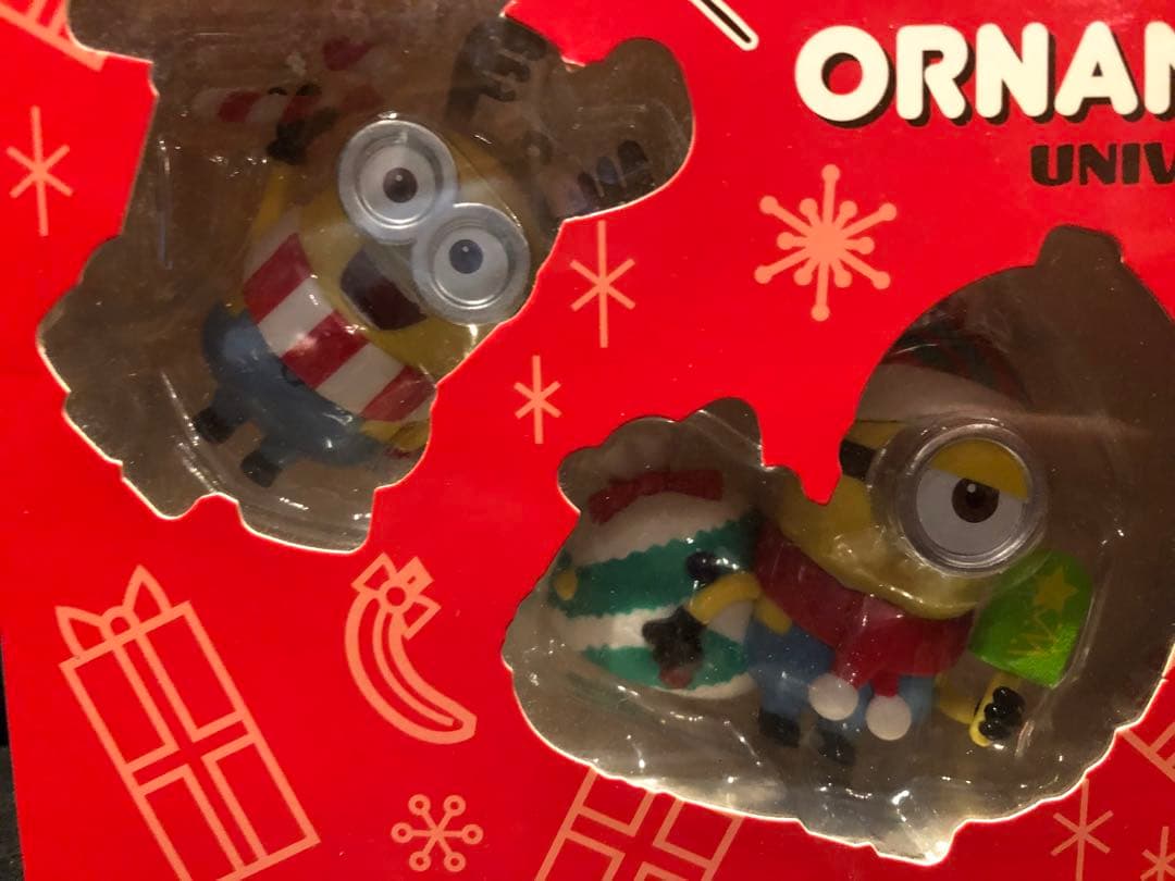 ミニオン クリスマス オーナメントフィギュア 4体セット
