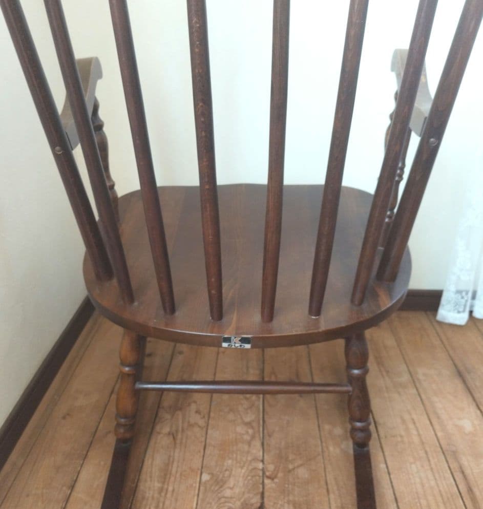 ※直接引き取りorたのメル便※　かしわ ロッキングチェア　※購入前メッセージ必須