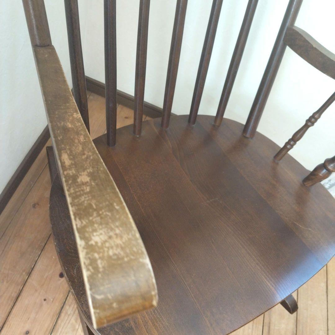 ※直接引き取りorたのメル便※　かしわ ロッキングチェア　※購入前メッセージ必須