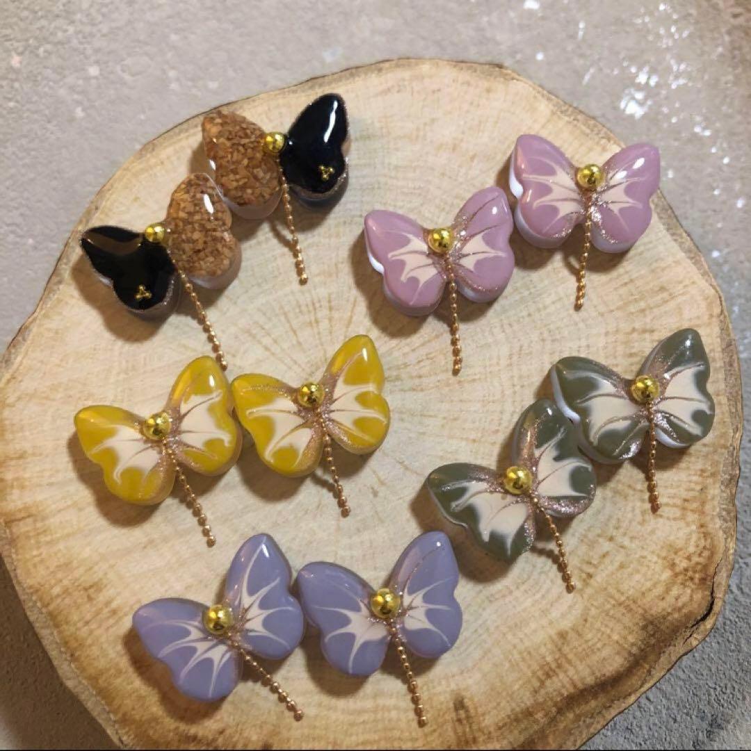 R-449 ✴︎レジン カボション✴︎ネコ型✴︎８カラー◡̈*❤︎