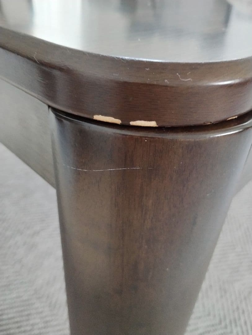 KIRA【値下げ中】木製ダークブラウン長方形こたつ　ニトリ