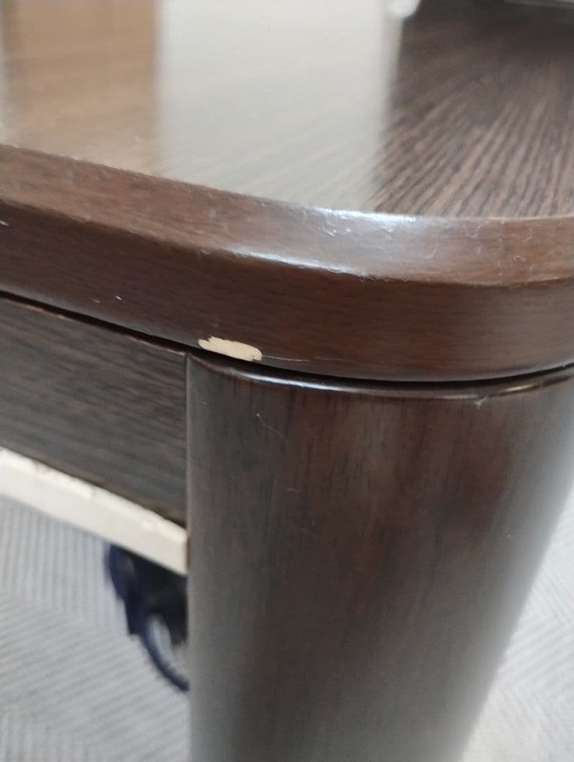 KIRA【値下げ中】木製ダークブラウン長方形こたつ　ニトリ