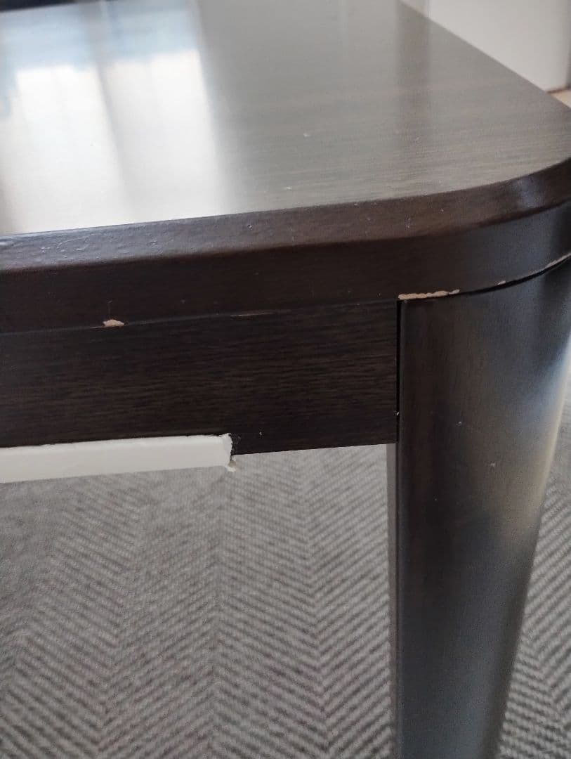 KIRA【値下げ中】木製ダークブラウン長方形こたつ　ニトリ