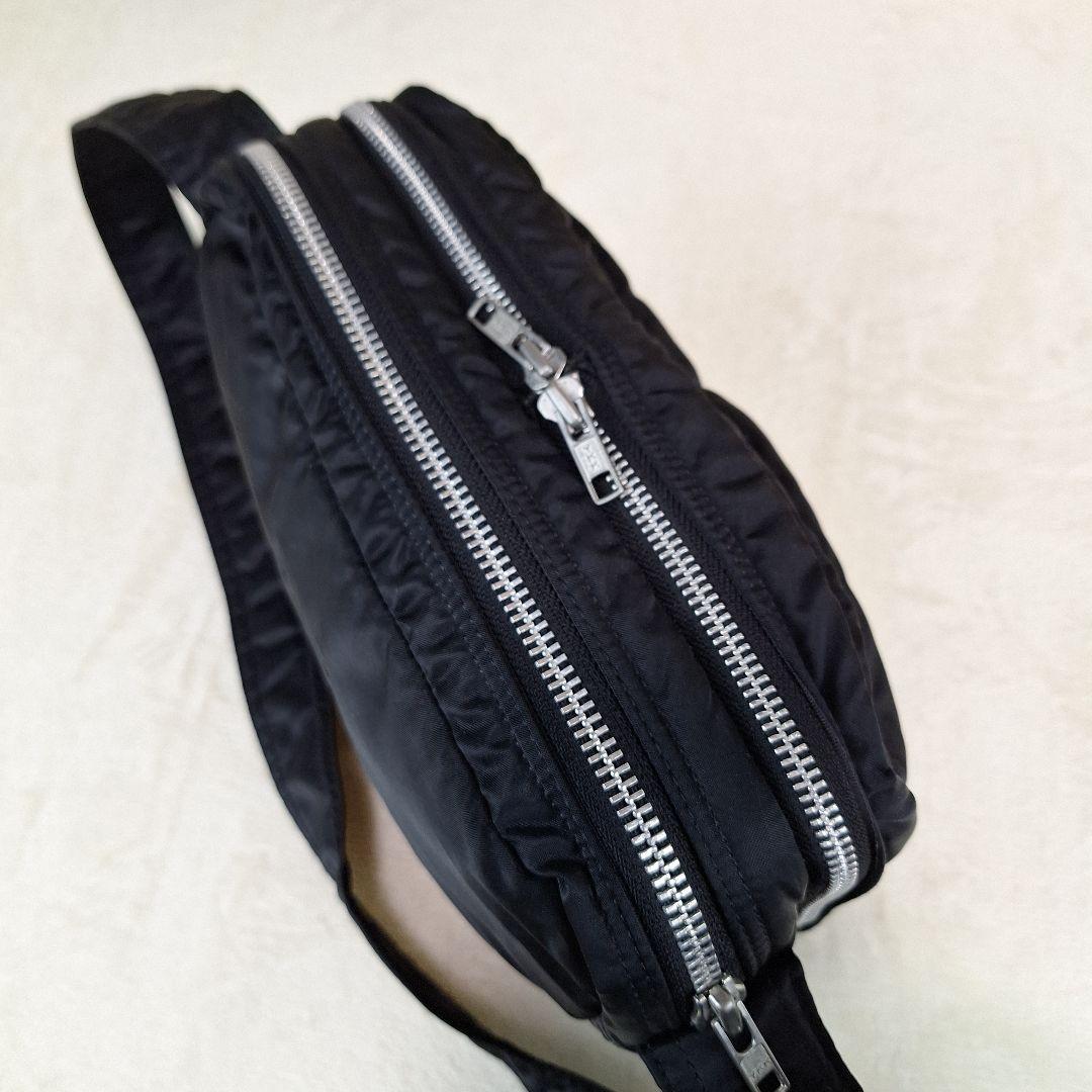 PORTER 2層式　タンカー ショルダーバッグ 男女兼用　ブラック　Sサイズ