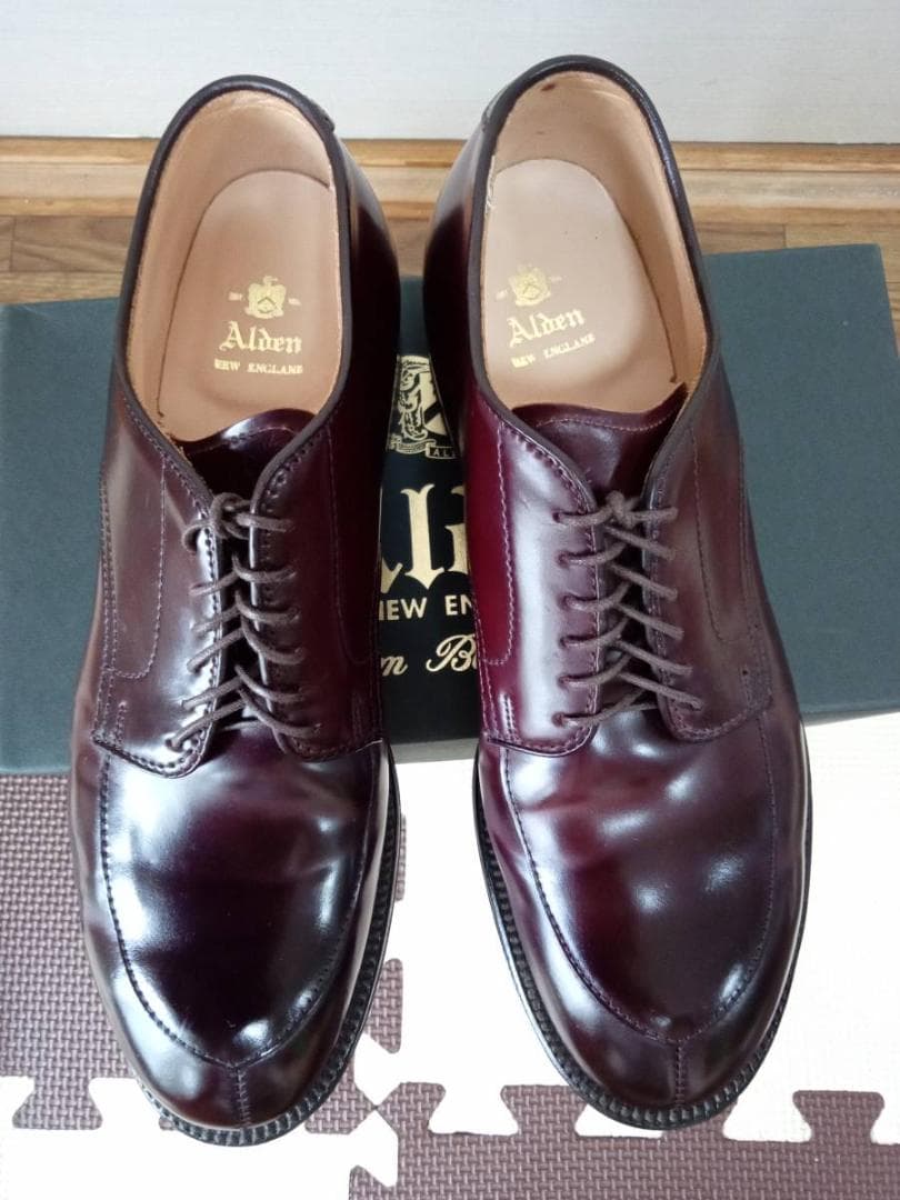 ALDEN　オールデン　54321　Vチップ 　バーガンディコードバン　US8
