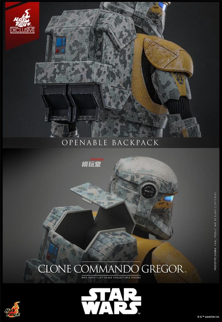 ホットトイズ1/6スター・ウォーズ クローン・コマンドー・グレガー TMS155
