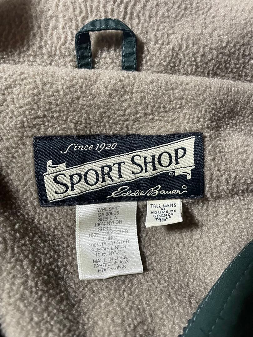 EDDIE BAUER SPORT SHOP フィッシングフリースジャケット