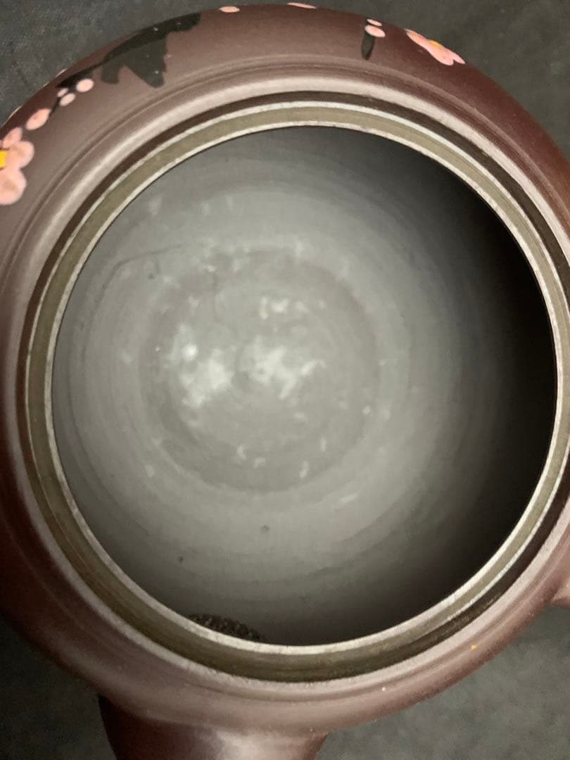 萬古焼 煎茶器　榮峰窯　勇山 作　急須　湯冷　湯呑5客