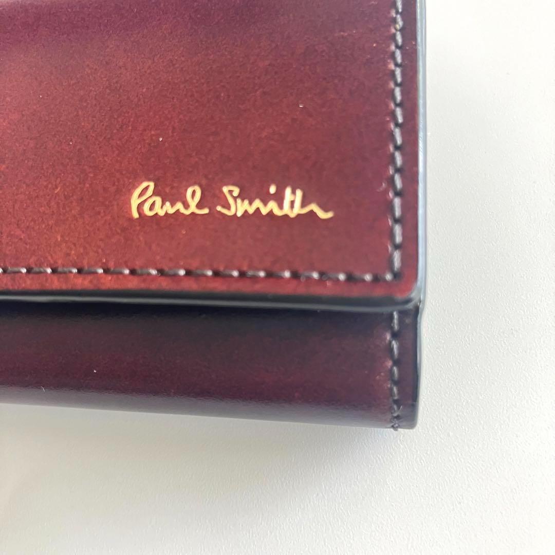 ポールスミス コードバン レザー キーケース 馬革 4連 キーホルダー メンズ