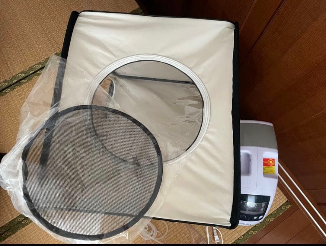 ペット用酸素室、酸素濃縮器のセット