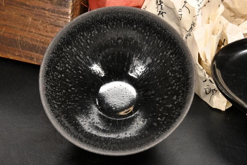 宋時代 油滴天目茶碗 天目台付｜中国美術・伝来品
