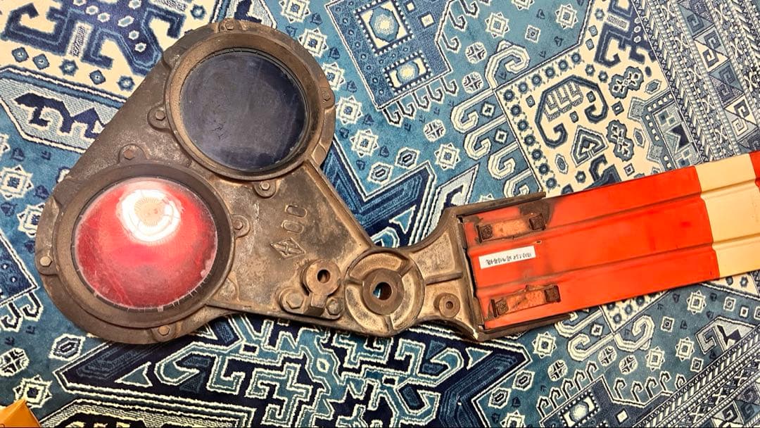 鉄道　腕木式　信号機羽　電車　駅　レア物　限定品