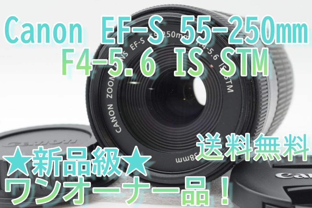 ■新品級①■ Canon EF-S 55-250mm f4-5.6 IS STM