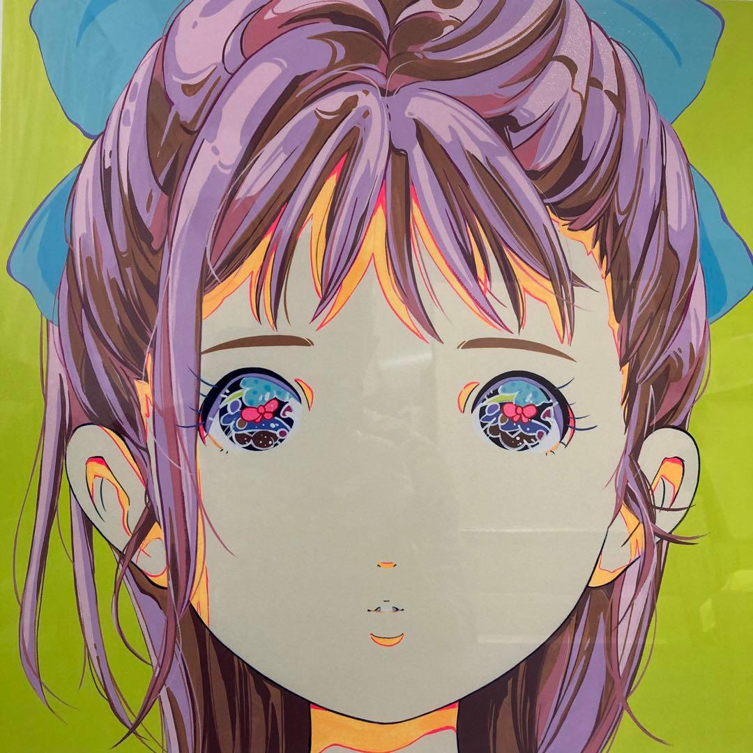 【真作】愛☆まどんな「彼女の顔が思い出せない」シルクスクリーン3点セット 版画