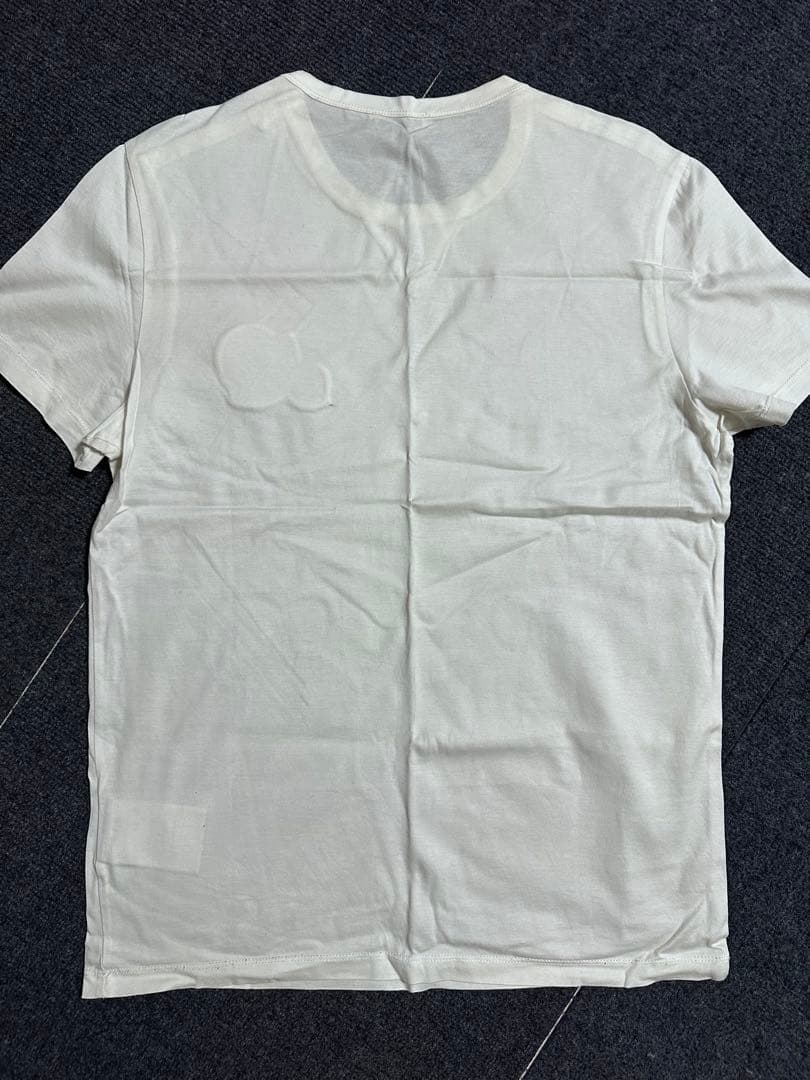 MONCLER ホワイト Tシャツ エンブレム付き