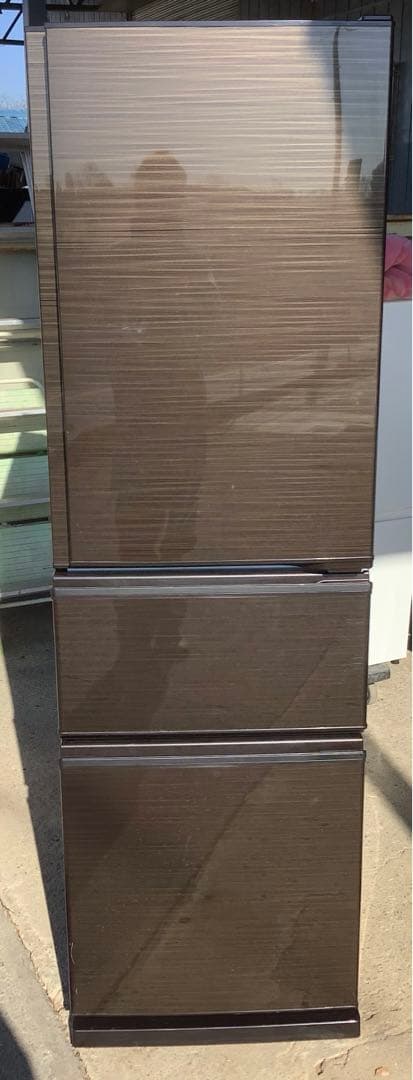 三菱 3ドア冷凍冷蔵庫 MR-CX30BKG-BR 300L 2022年製