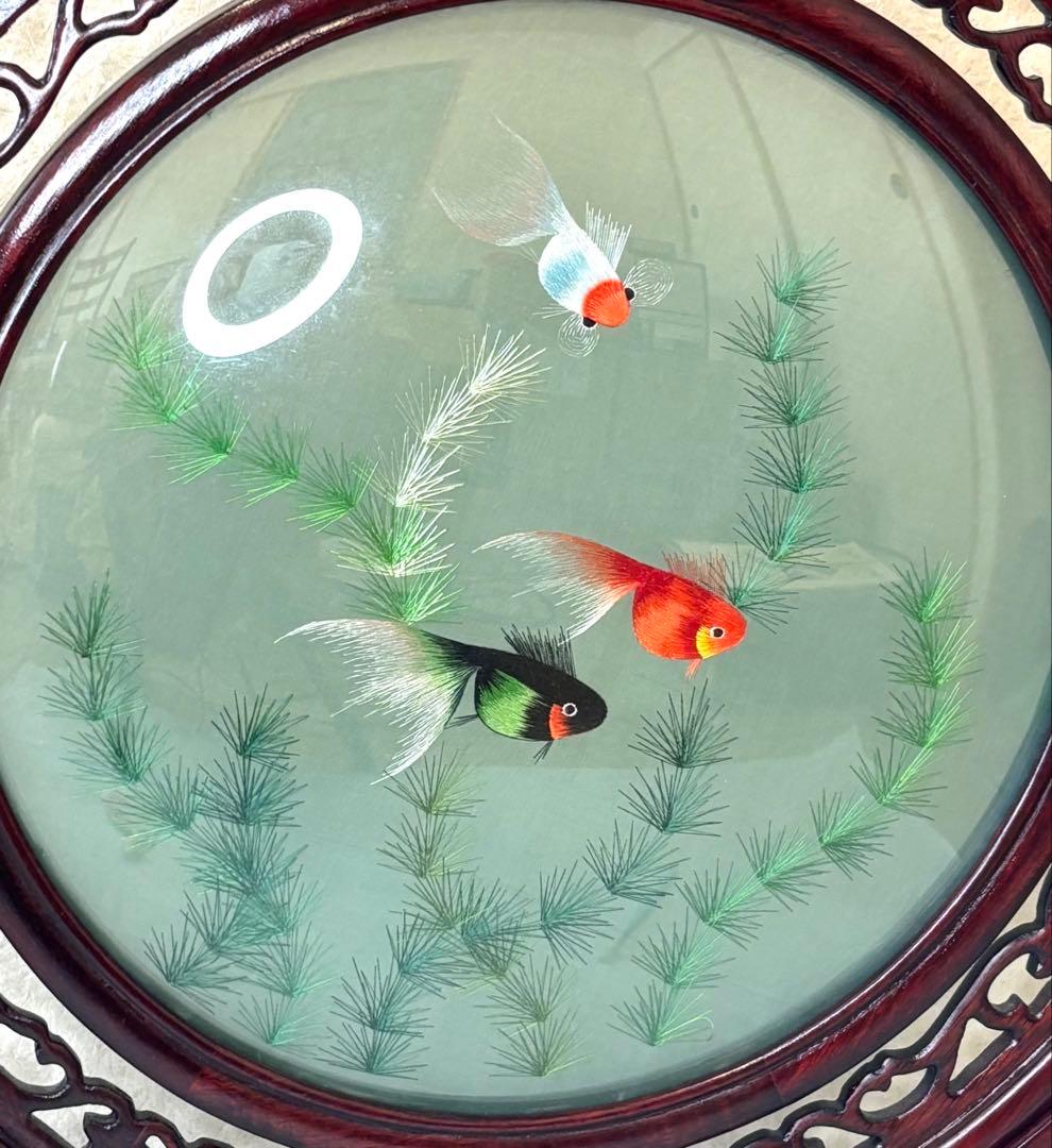 蘇州伝統工芸両面刺繍衝立