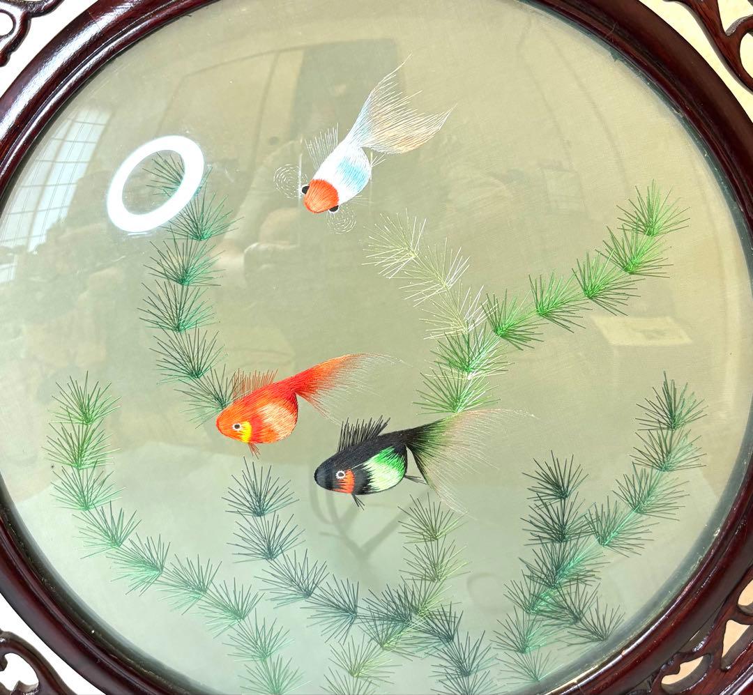 蘇州伝統工芸両面刺繍衝立