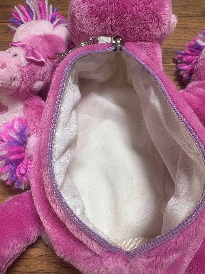 ちょこ ニキ NICI ピンク ゴリラ　筆箱　ペンケース & キーホルダー