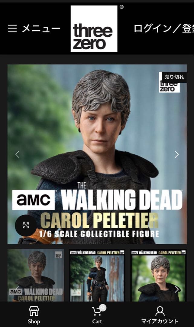 threezero ウォーキング・デッド キャロル・ペレティエ 1/6スケール