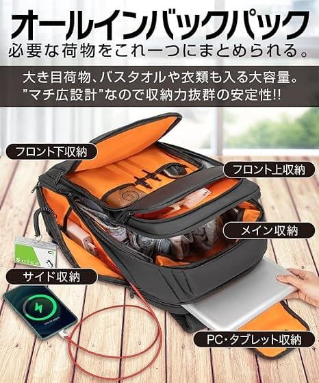 ビジネスリュック メンズ リュックサック 大容量 32L 15.6インチPC 黒