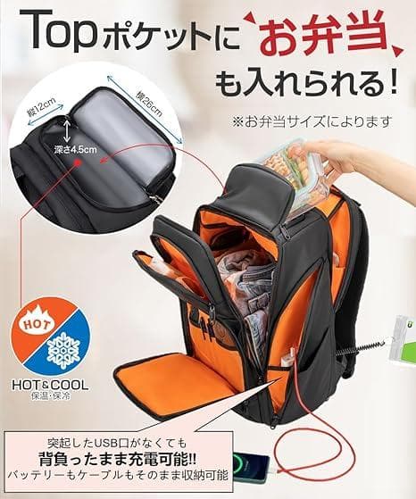 ビジネスリュック メンズ リュックサック 大容量 32L 15.6インチPC 黒